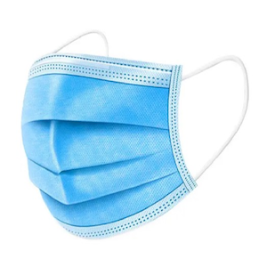 3‑Ply Face Mask | Disposable Nonwoven with Melt‑Blown Filter | BFE ≥95–98% | Comfortable Elastic Ear Loops & Nose Wire | Daily Hygiene and Workplace Use